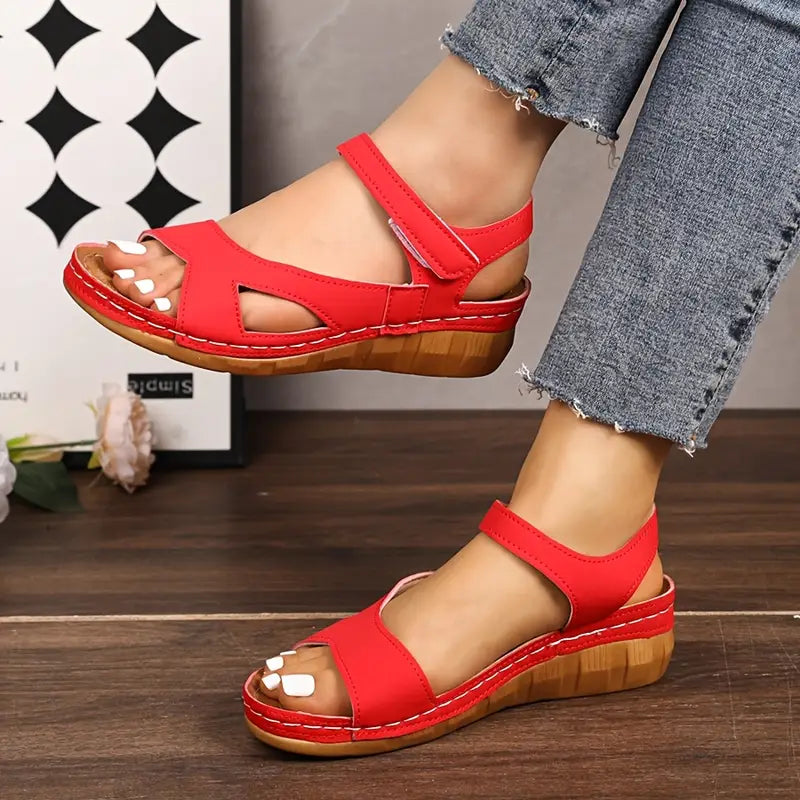 ANIKA™ WOMEN'S OPEN-TOE CASUAL WEDGE SANDALS