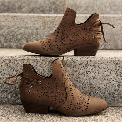 KORAS™ WOMEN'S HOLLOW-OUT PERSONALITY BOOTS