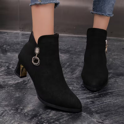 NEVE™ WOMEN'S POINTED TOE CHELSEA ANKLE BOOTS