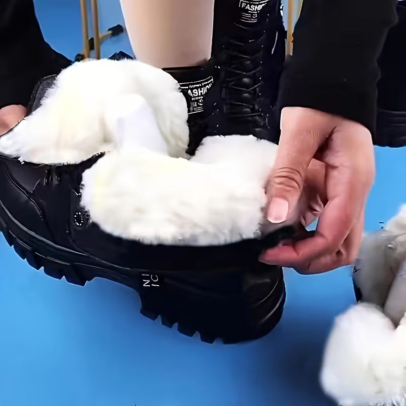 ROSE AUTUMN BOOTS - Warm Lining & Flat Anti-Slip