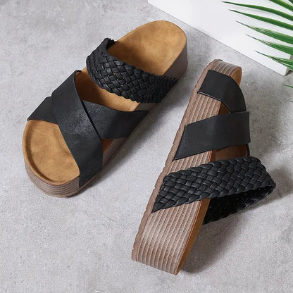 SHAEL™ WOMEN'S PLATFORM SLIDE SANDALS