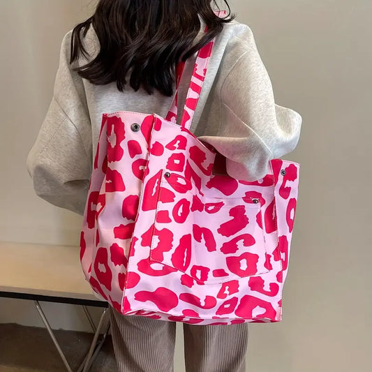 ADELA™ COW PRINT TOTE BAG