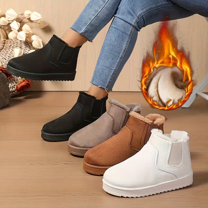 OLIVIA AUTUMN BOOTS - Thick-Soley & Warm-Lined