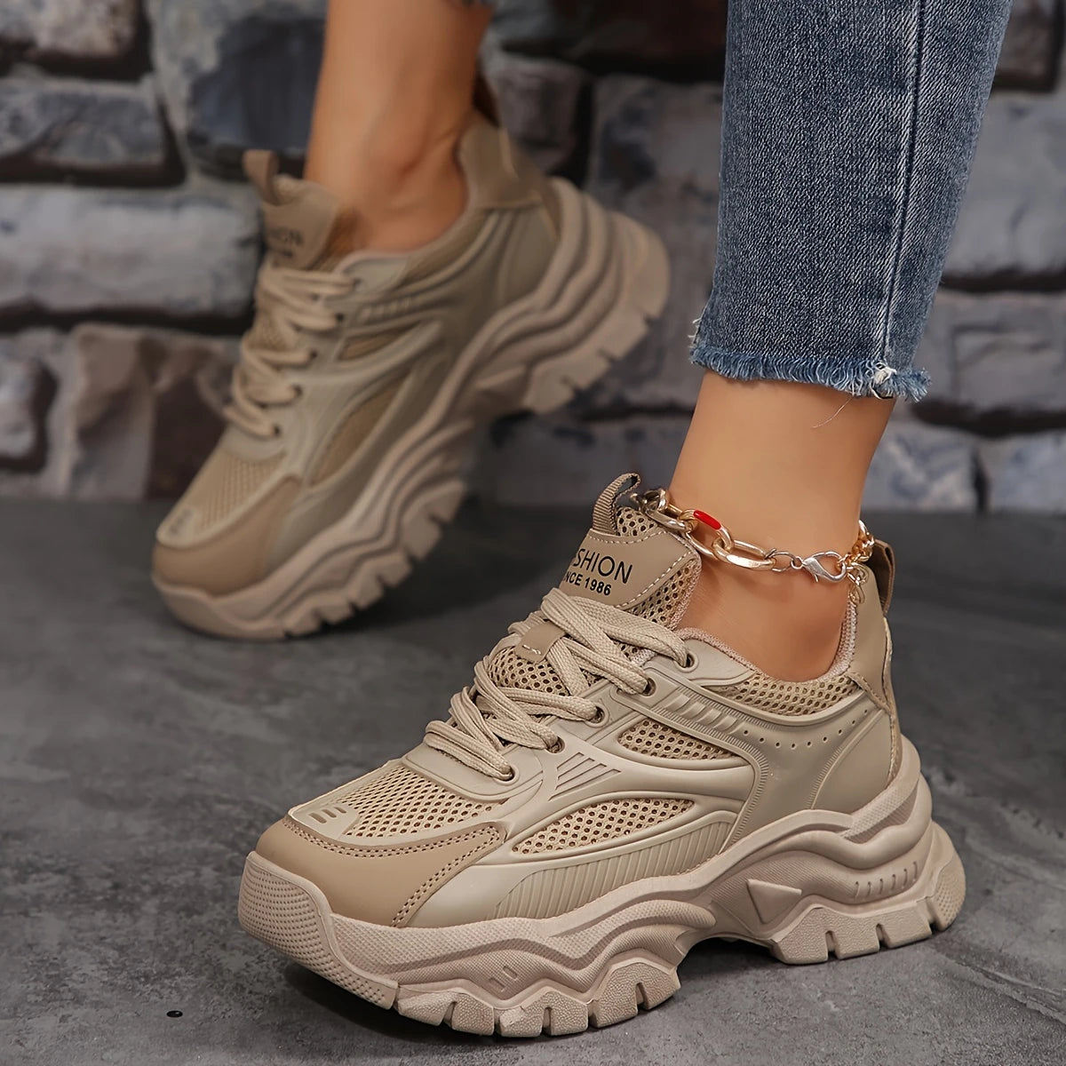 ALBANIE™ WOMEN'S AIRFLOW CHUNKY SNEAKERS