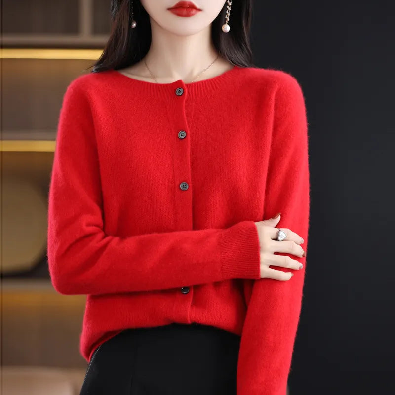 LARA™ | MERINO WOOL CARDIGAN