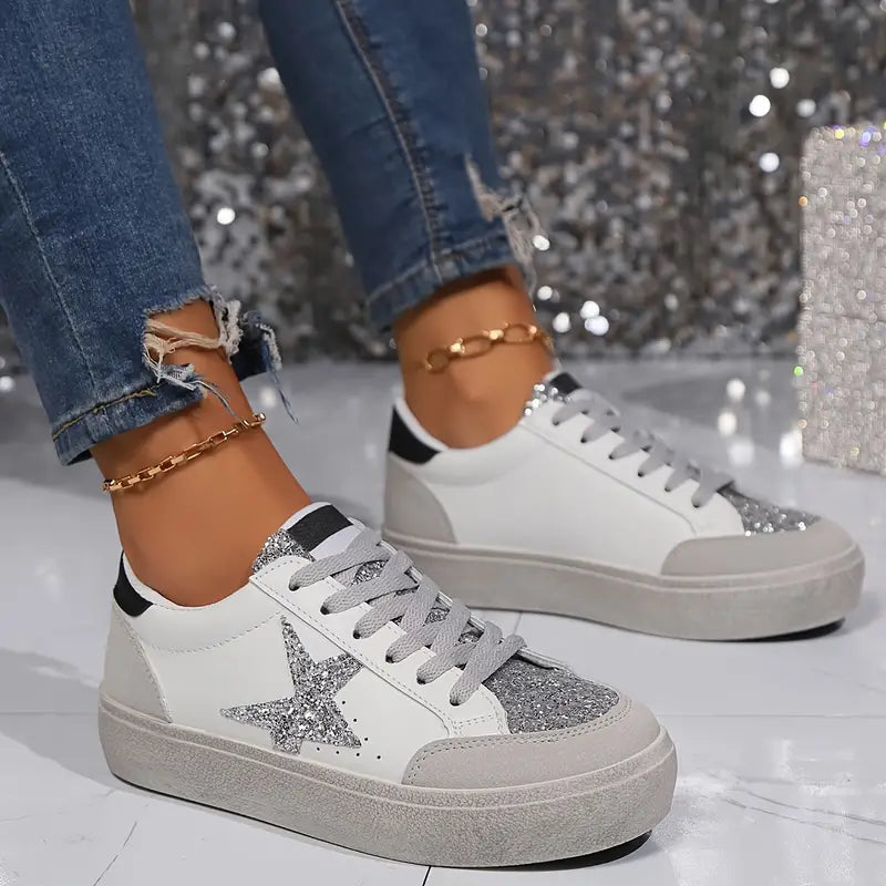 SEQUIN STAR™ TRENDY FASHIONABLE ORTHO SNEAKERS