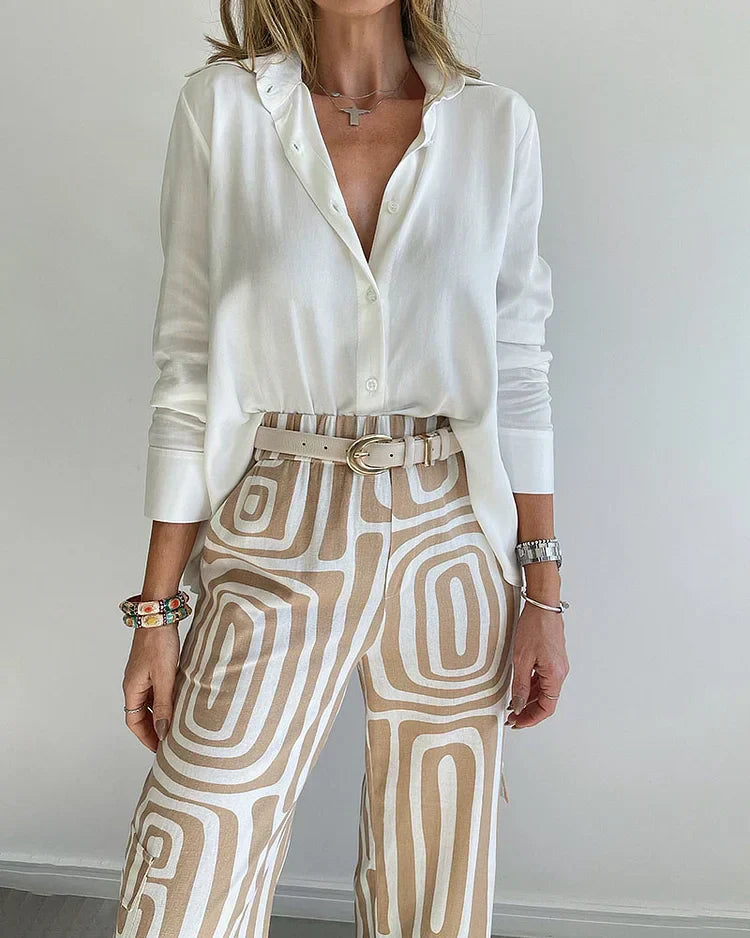 EMILIA™ | STYLISH PANT + FREE BLOUSE & BELT