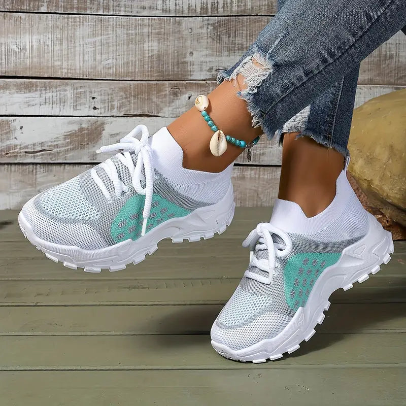 KENZIE™ WOMEN'S BREATHABLE KNIT SNEAKERS