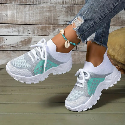 KENZIE™ WOMEN'S BREATHABLE KNIT SNEAKERS