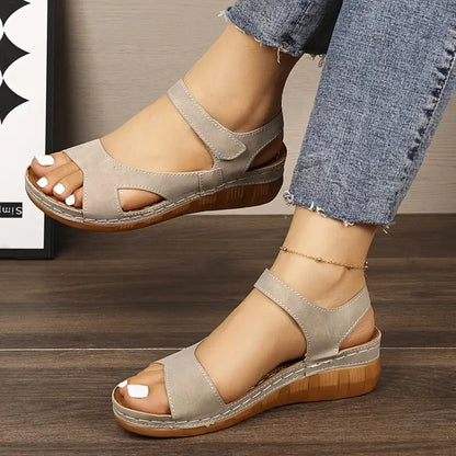ANIKA™ WOMEN'S OPEN-TOE CASUAL WEDGE SANDALS