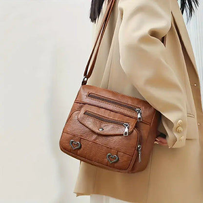 CELESTE™ QUILTED MESSENGER CROSSBODY BAG