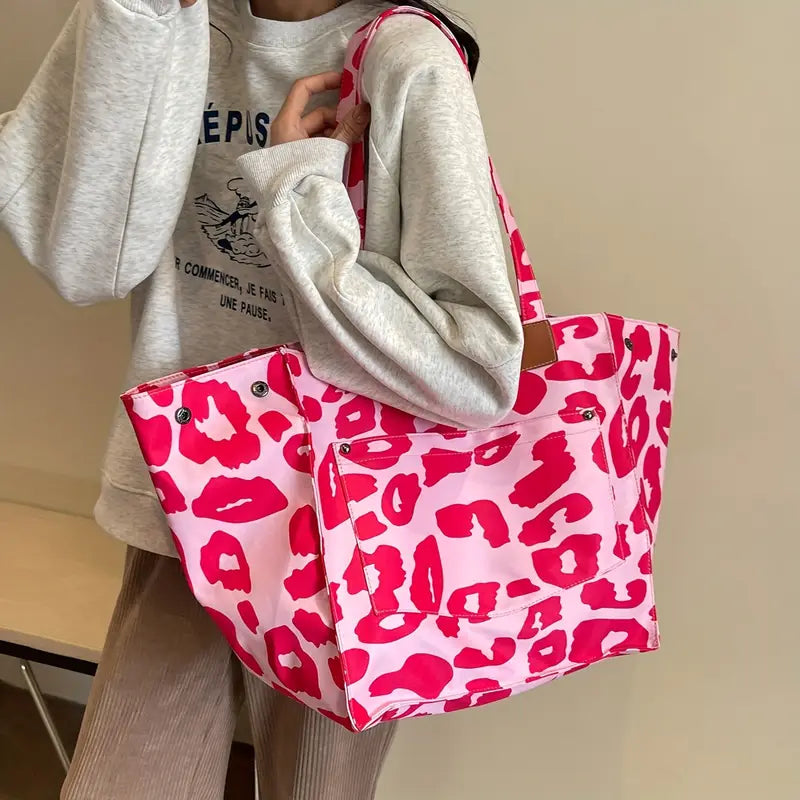 ADELA™ COW PRINT TOTE BAG