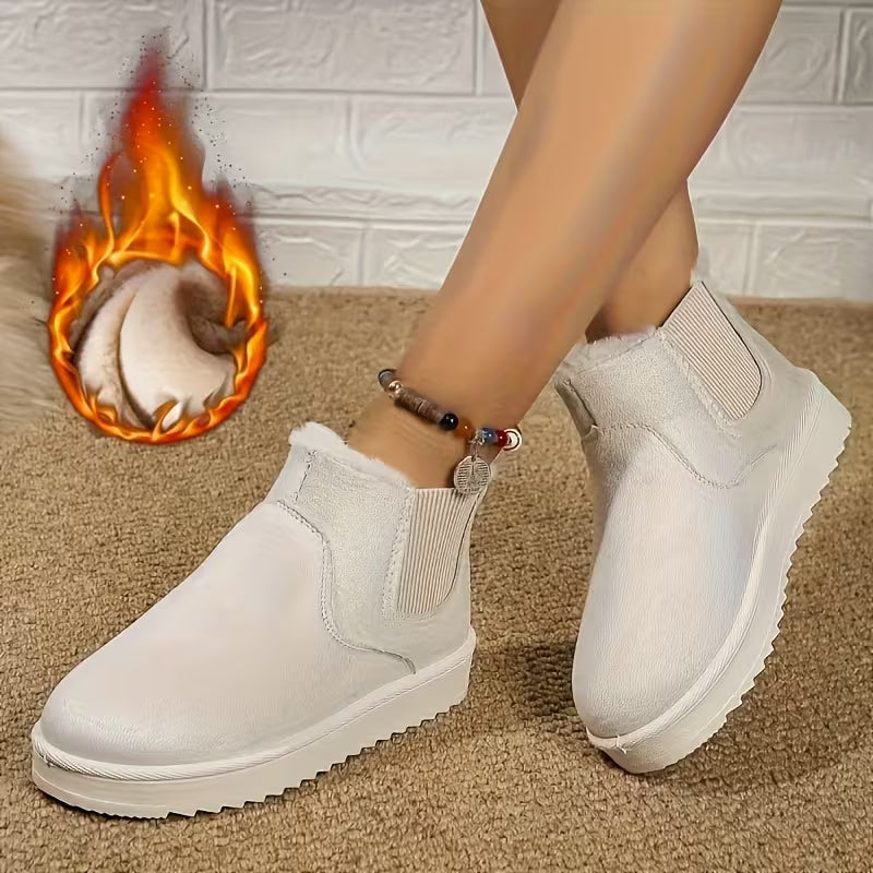 OLIVIA AUTUMN BOOTS - Thick-Soley & Warm-Lined