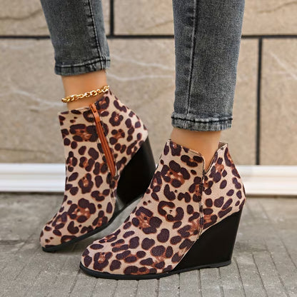 ANNA AUTUMN BOOTS - Wedge Heel & Wide-Fit