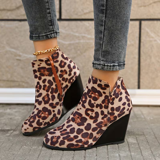 ANNA AUTUMN BOOTS - Wedge Heel & Wide-Fit