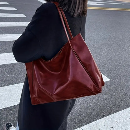 LILY™ RETRO SOLID COLOR TOTE BAG