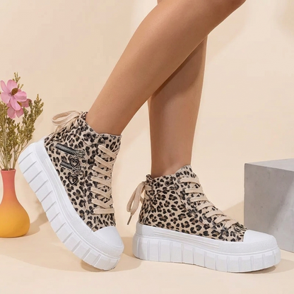 BRONTIE™ WOMEN'S HIGH-TOP FASHION SNEAKERS