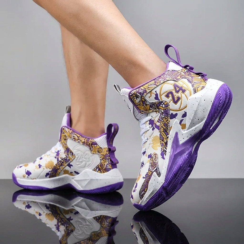COMFORTABLE HIGH-TOP BASKETBALL SNEAKERS