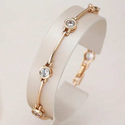GOLDEN RADIANCE ZIRCONIA BRACELET
