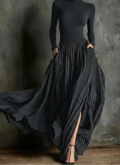 RAQUEL - HIGH WAIST MAXI DRESS