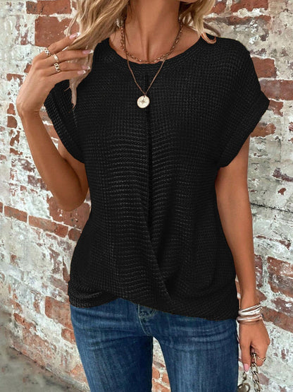 SAVANNAH™ | ELEGANT BLOUSE WITH CREW NECK
