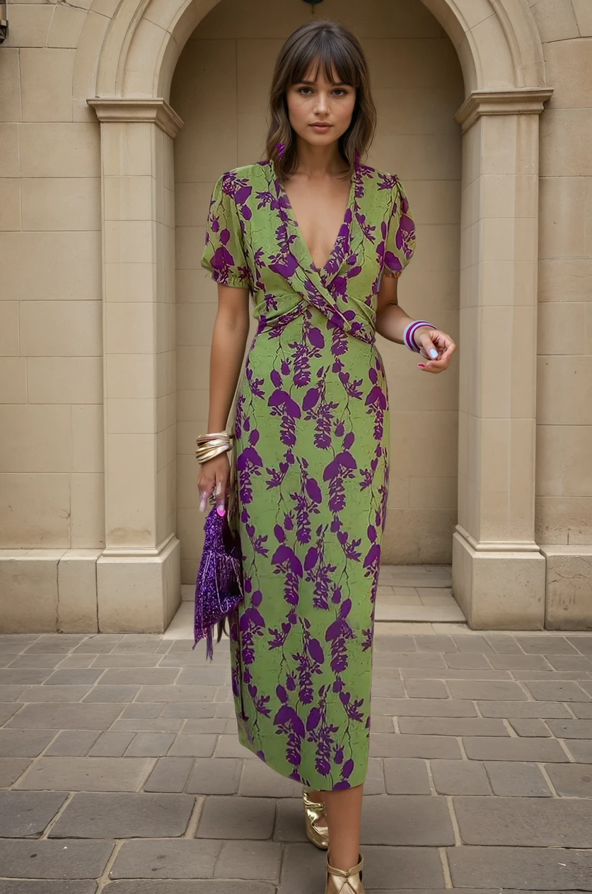 Celia - Elegante vestido floral