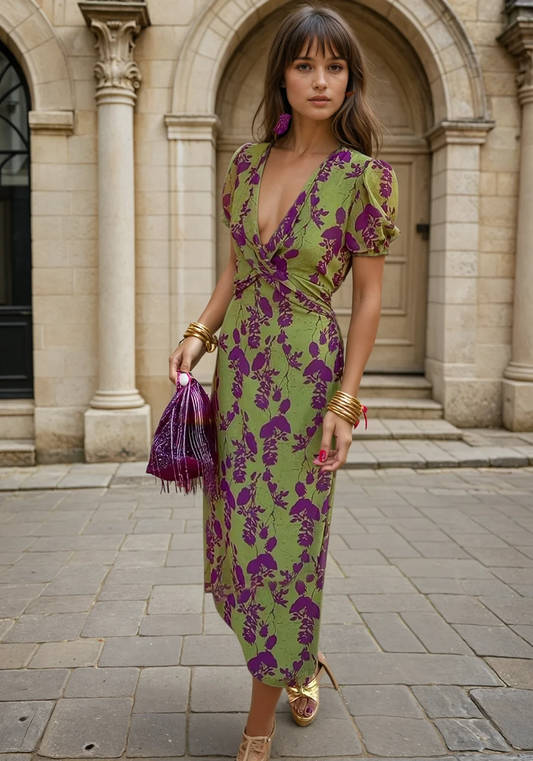 Celia - Elegante vestido floral