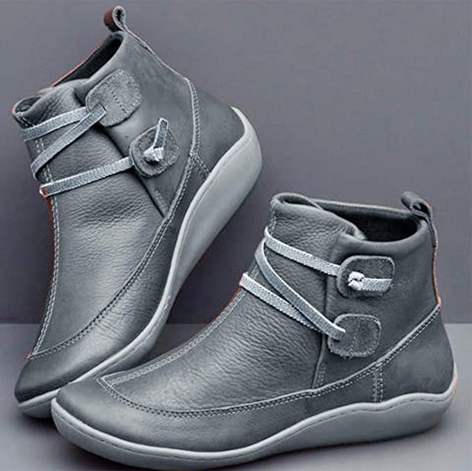 PREMIUM | SOFT UNISEX ORTHO VEGAN LEATHER BOOTS
