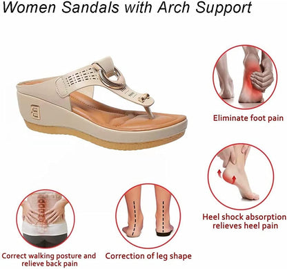 WOMEN'S ORTHOPEDIC SUMMER BEACH SANDALS