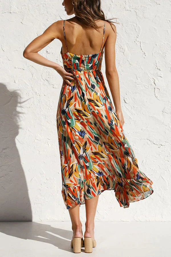 CICIE™ - MULTICOLOR MIDI CHIC DRESS