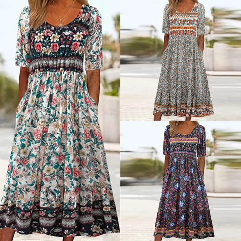 ODA - SUMMER FLORAL DRESS