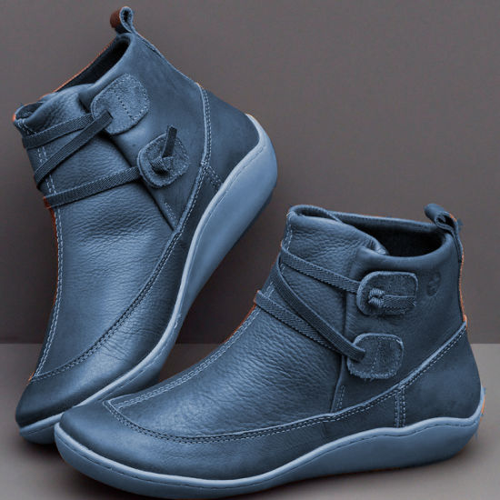 PREMIUM | SOFT UNISEX ORTHO VEGAN LEATHER BOOTS