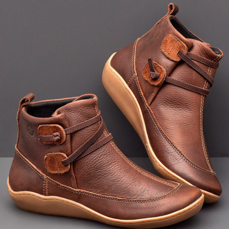 PREMIUM | SOFT UNISEX ORTHO VEGAN LEATHER BOOTS