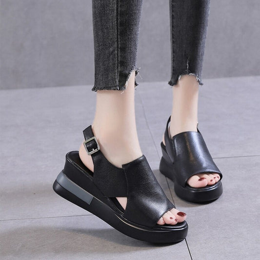 NICE CASUAL SANDALS WITH PLATFORM